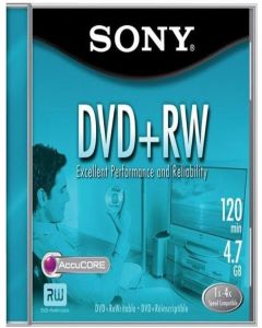 Sony DVD+RW 4X Rewritable (Single) (Discontinued by Manufacturer)